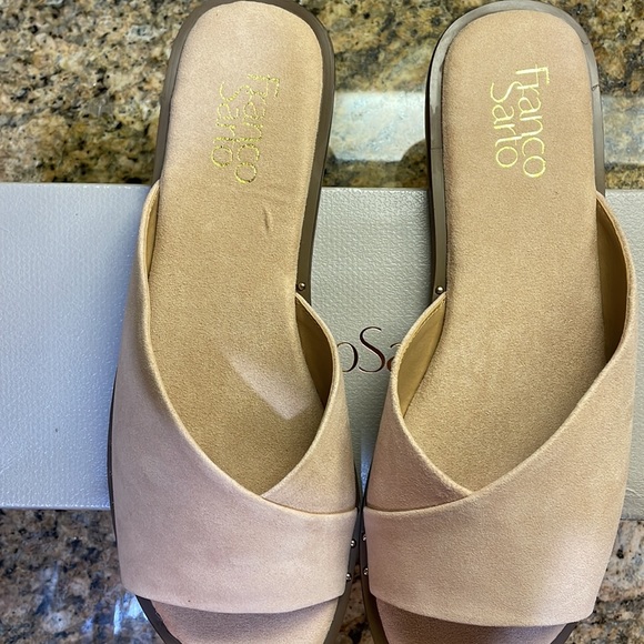 Suede slide sandals - Picture 5 of 7